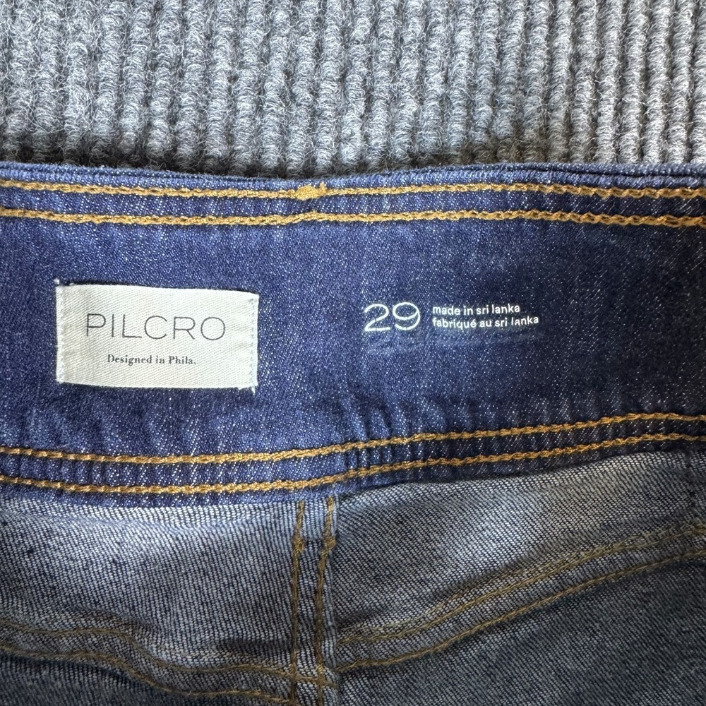 Pilcro Anthropologie Super Ultra Wide Leg Baggy Jeans Flare 29 29x28 High Rise - Picture 3 of 12